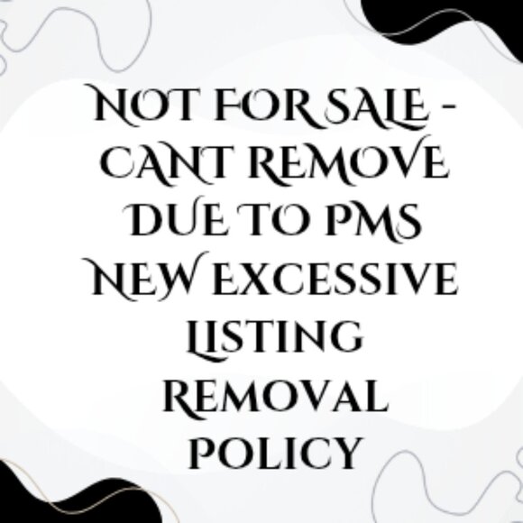 THIS ITEM HAS BEEN REFRESHED & RE-LISTED FIND ITS NEW LISTING IN MY CLOSET